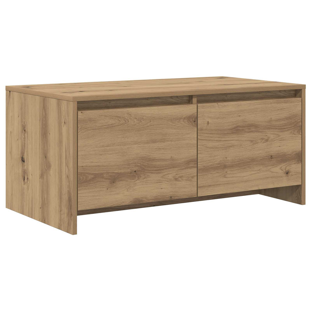 vidaXL Stolik kawowy Dąb artisan 90 x 50 x 41,5 cm Drewno inżynieryjne