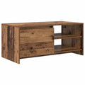 vidaXL Stolik kawowy Stare drewno 102 x 50 x 45 cm Drewno inżynieryjne