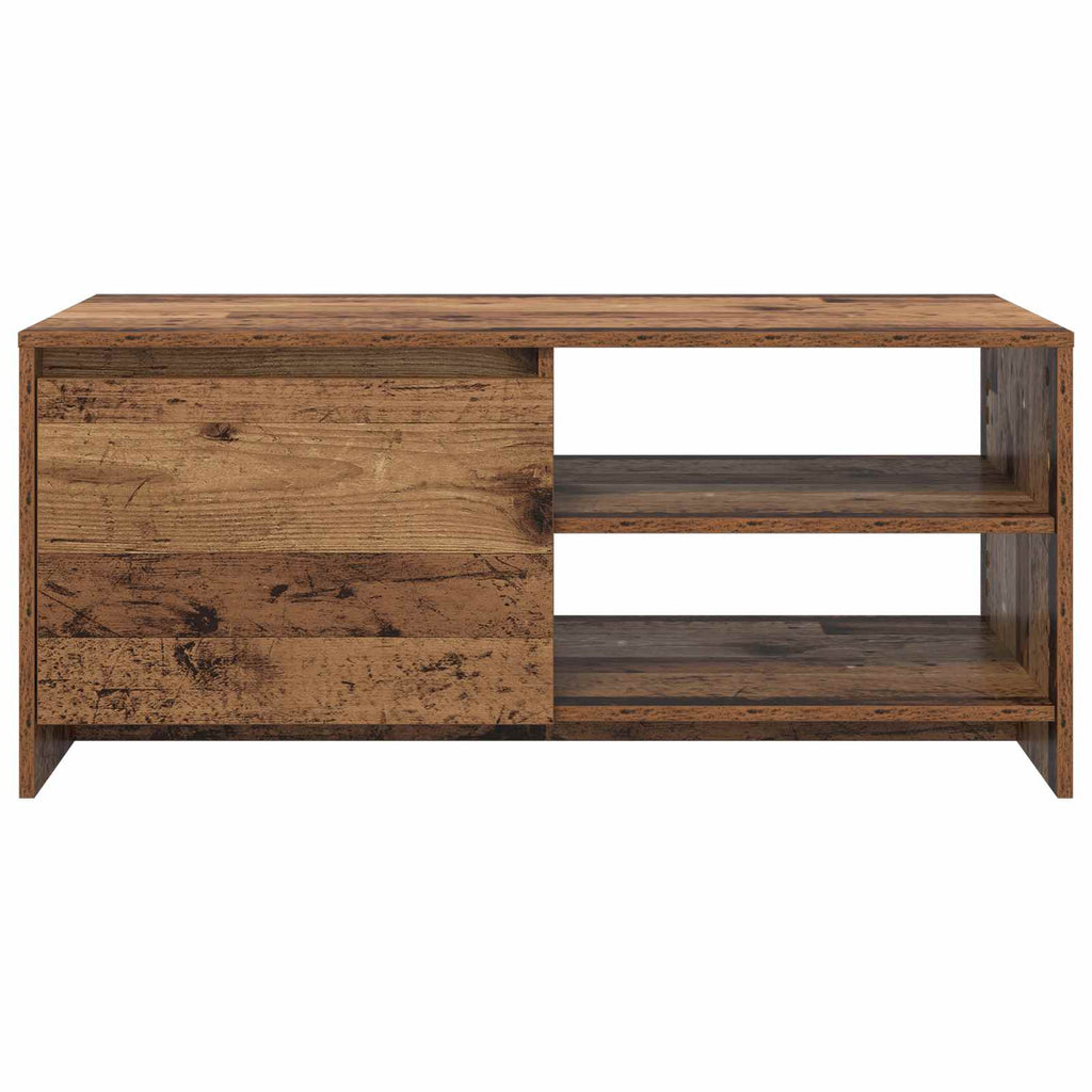 vidaXL Stolik kawowy Stare drewno 102 x 50 x 45 cm Drewno inżynieryjne