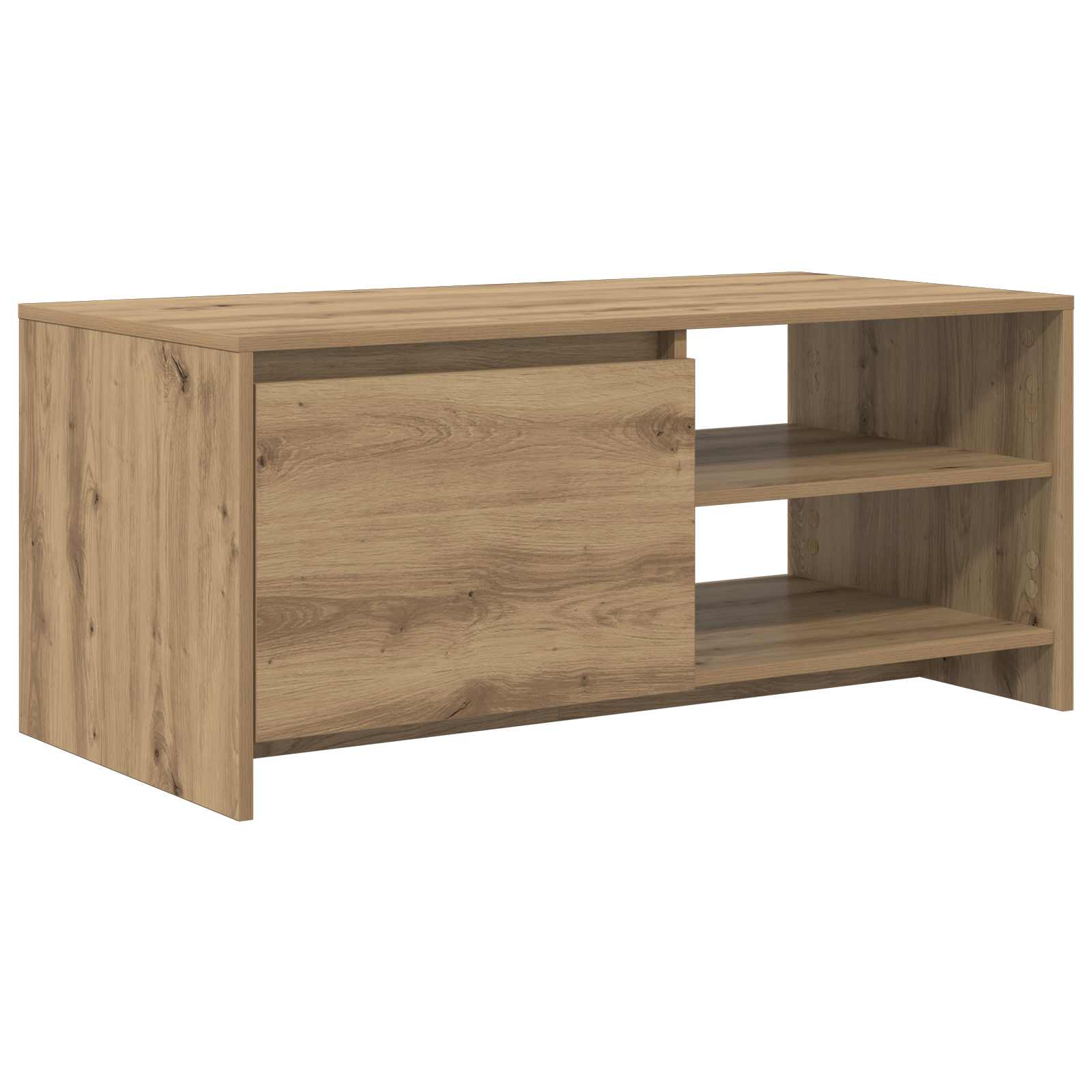 vidaXL Stolik kawowy Dąb artisan 102 x 50 x 45 cm Drewno inżynieryjne