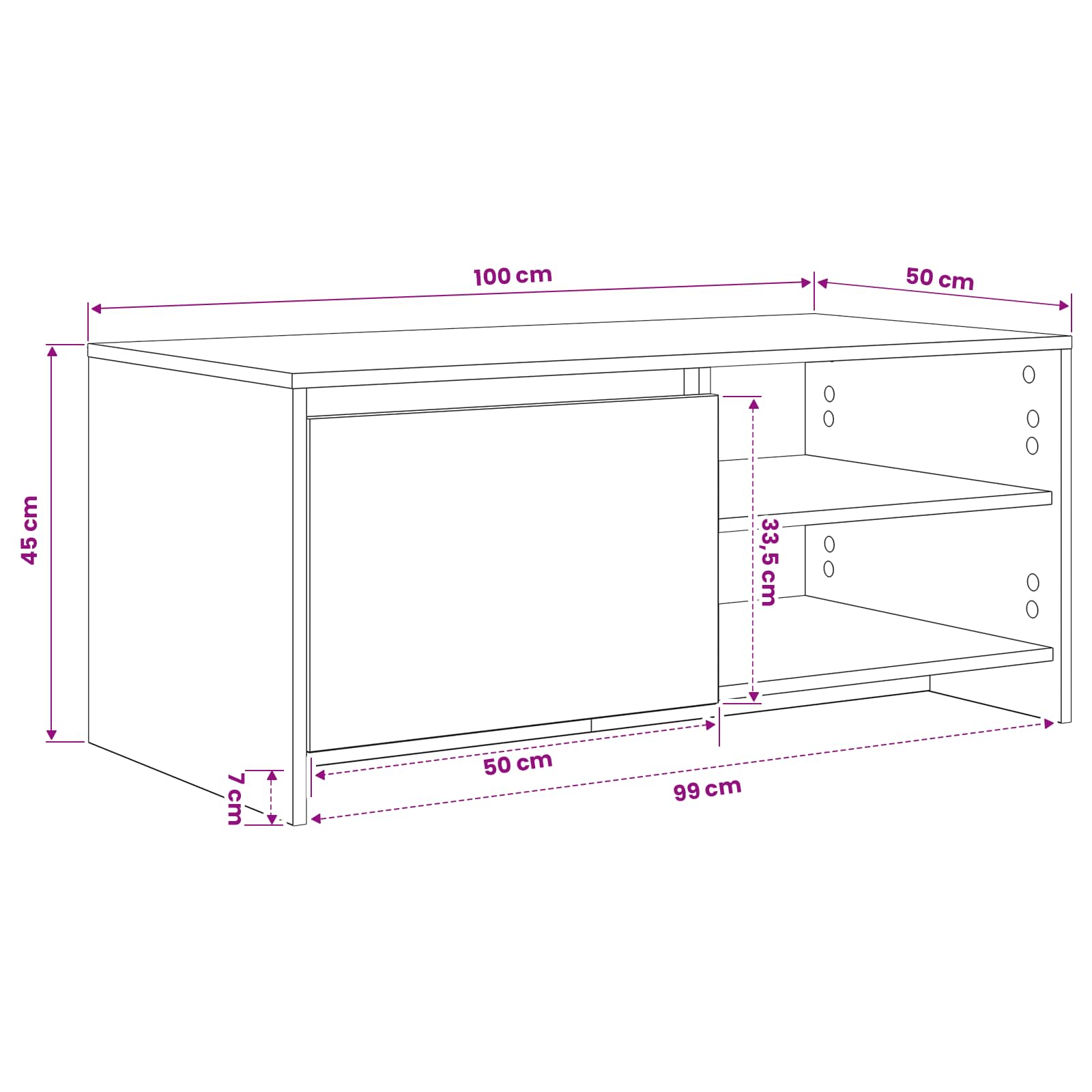 vidaXL Stolik kawowy Dąb artisan 102 x 50 x 45 cm Drewno inżynieryjne
