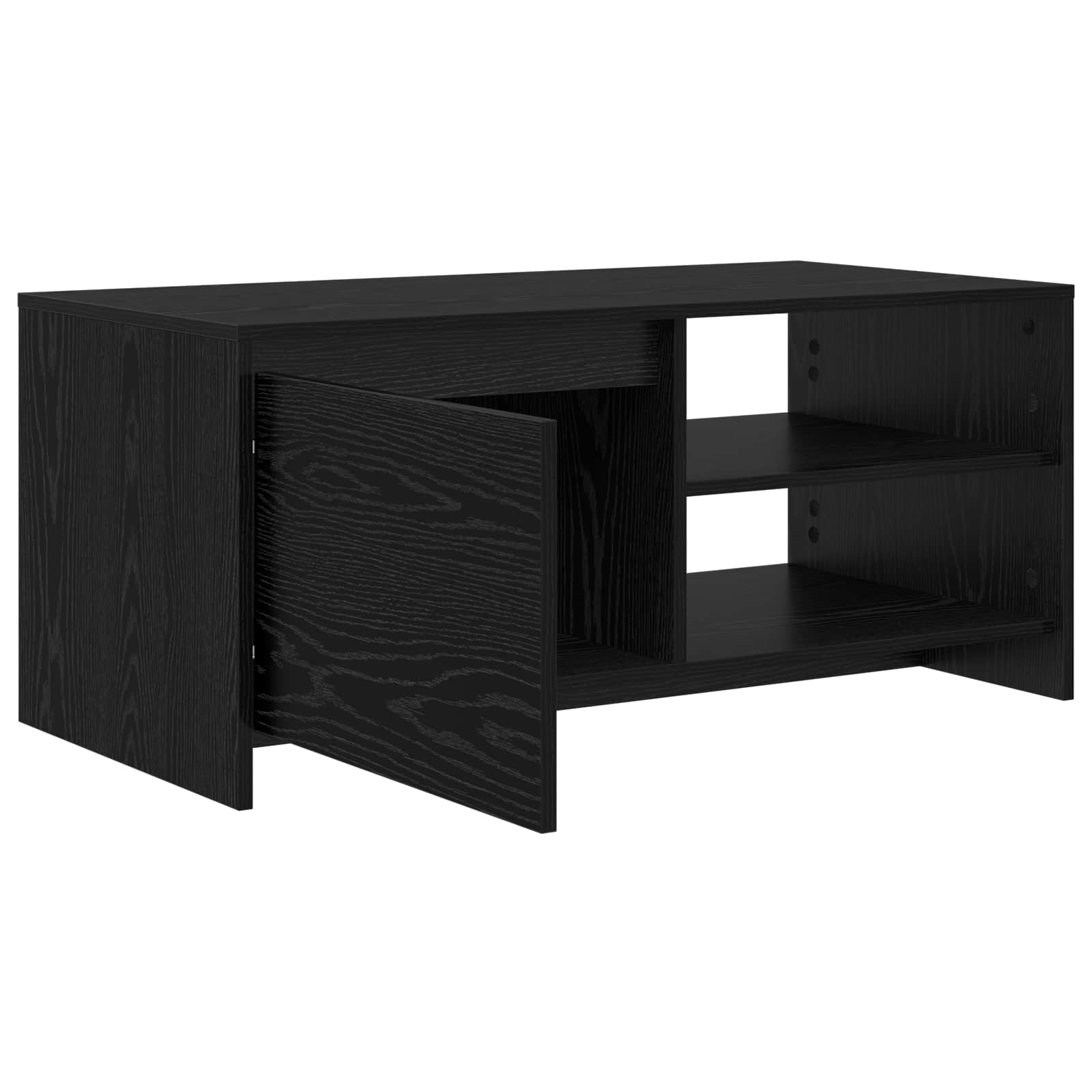 vidaXL Stolik kawowy Czarny dąb 102 x 50 x 45 cm Drewno inżynieryjne
