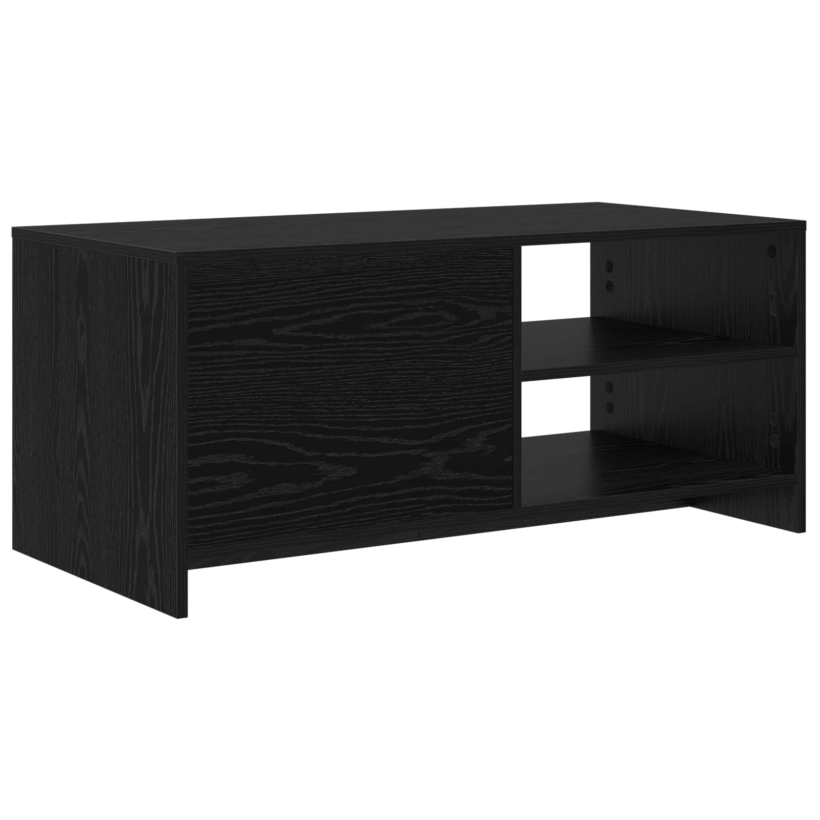 vidaXL Stolik kawowy Czarny dąb 102 x 50 x 45 cm Drewno inżynieryjne