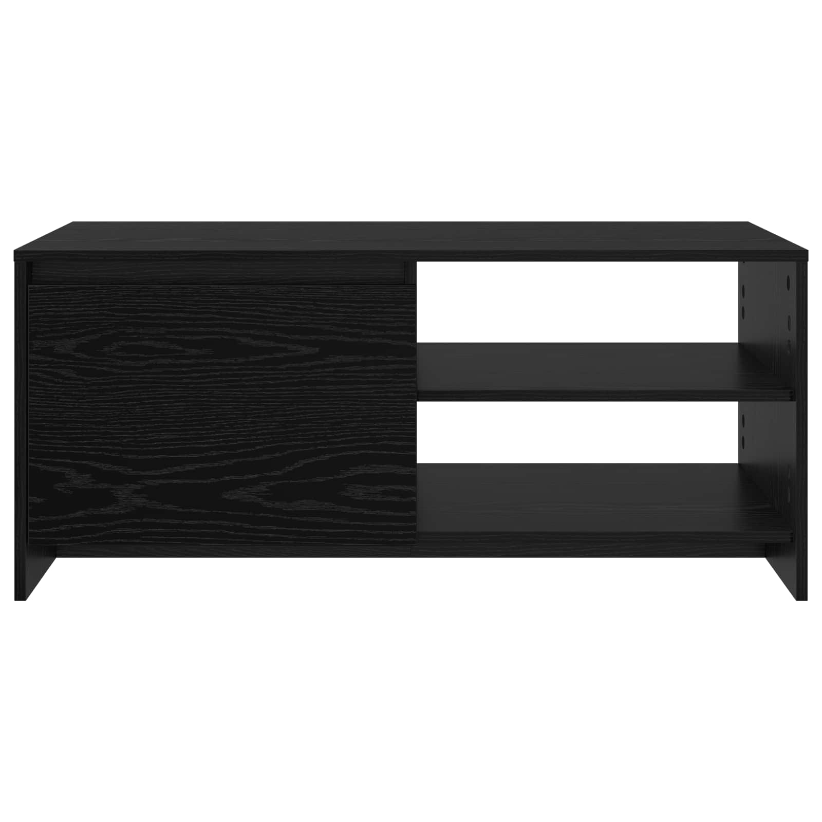 vidaXL Stolik kawowy Czarny dąb 102 x 50 x 45 cm Drewno inżynieryjne