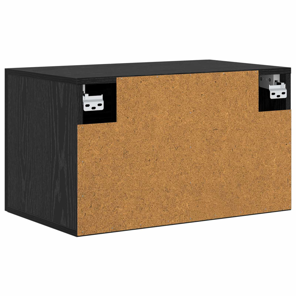 vidaXL Szafka ścienna 60 x 36,5 x 35 cm Drewno inżynieryjne Czarny dąb
