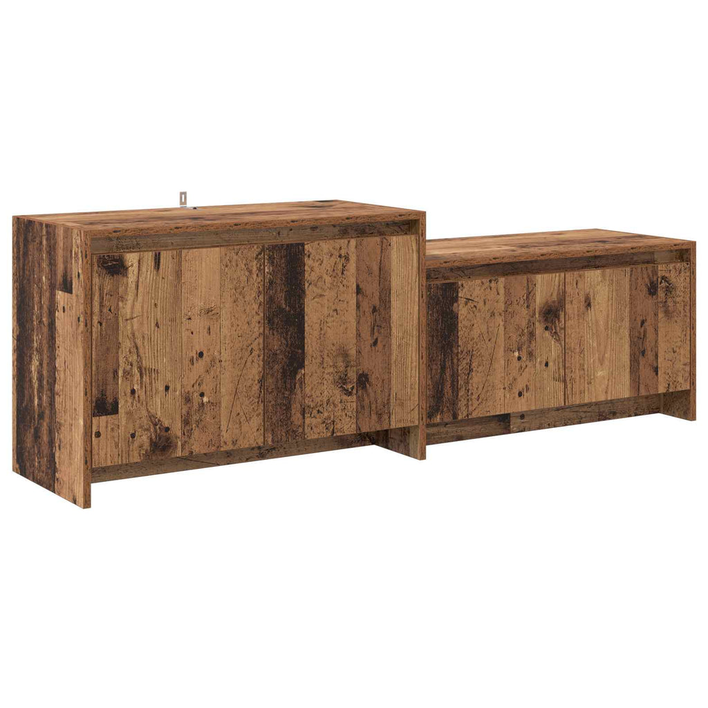 vidaXL Szafka pod telewizor 147 x 35 x 50 cm Stare drewno