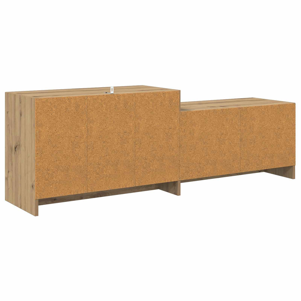 vidaXL Szafka pod telewizor 147 x 35 x 50 cm Dąb artisan