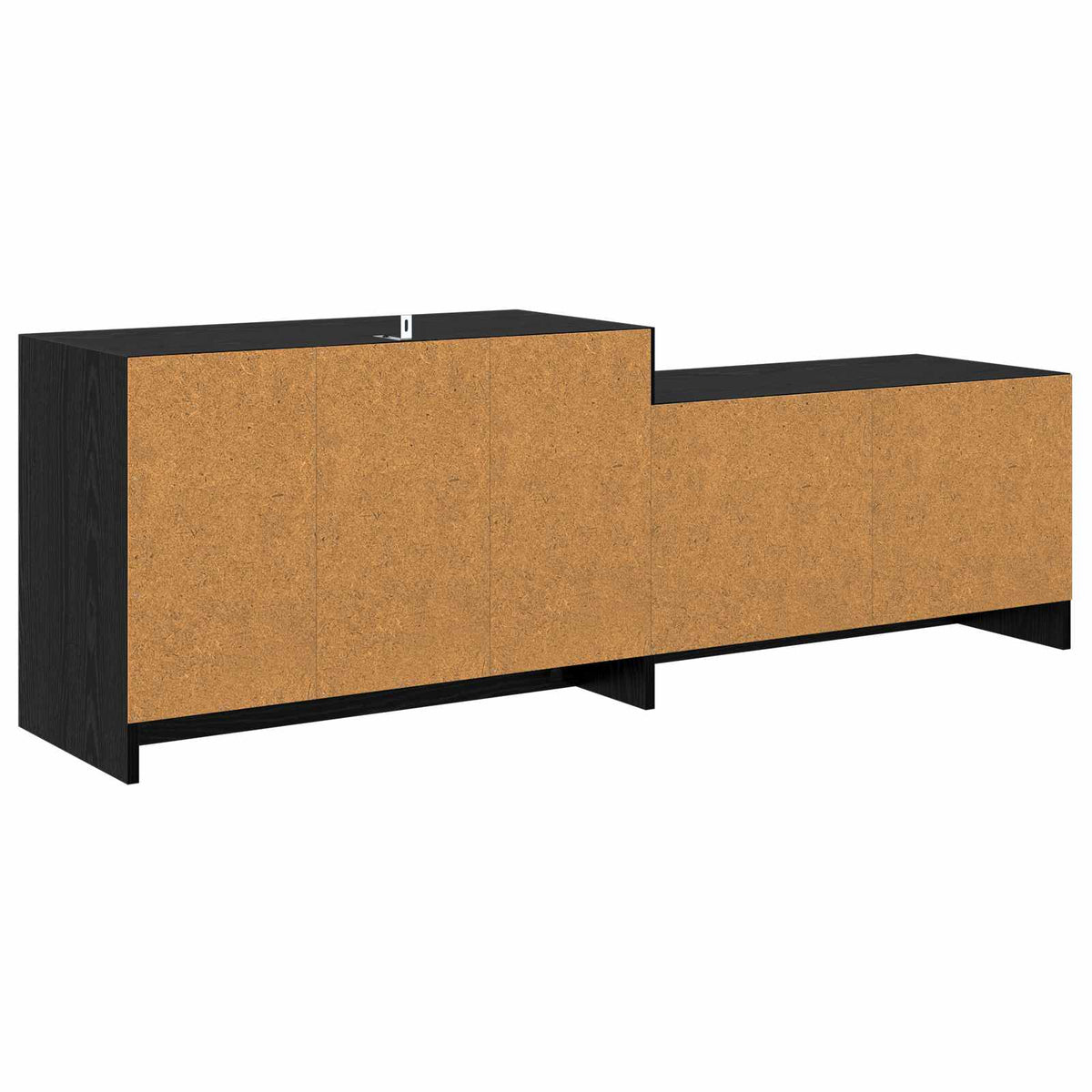 vidaXL Szafka pod telewizor 147 x 35 x 50 cm Czarny dąb