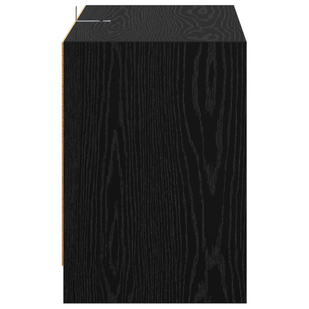 vidaXL Szafka pod telewizor 147 x 35 x 50 cm Czarny dąb