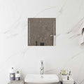 vidaXL Lustro łazienkowe LED przezroczysty 40 x 40 cm szkło hartowane