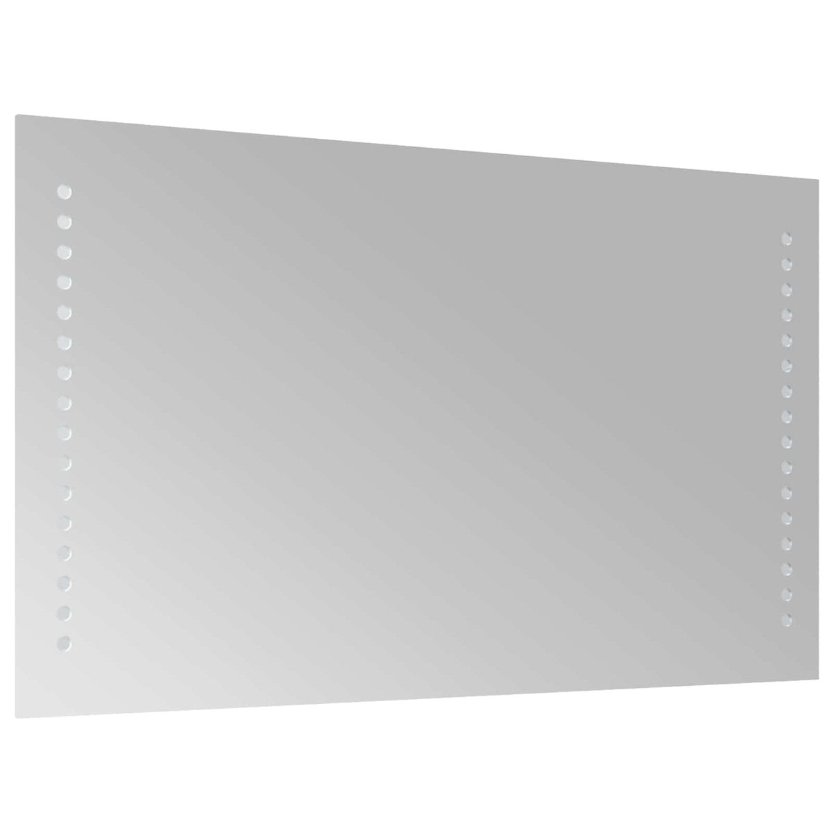 vidaXL Lustro łazienkowe LED przezroczysty 50 x 30 cm szkło hartowane