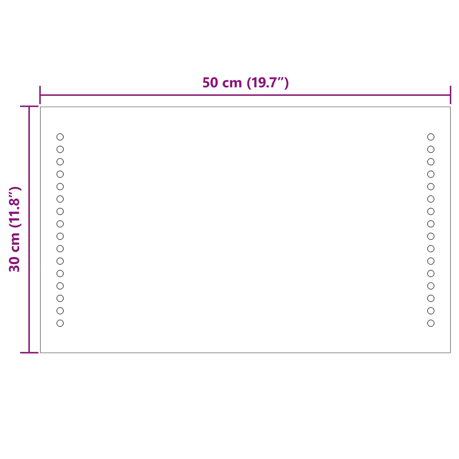 vidaXL Lustro łazienkowe LED przezroczysty 50 x 30 cm szkło hartowane