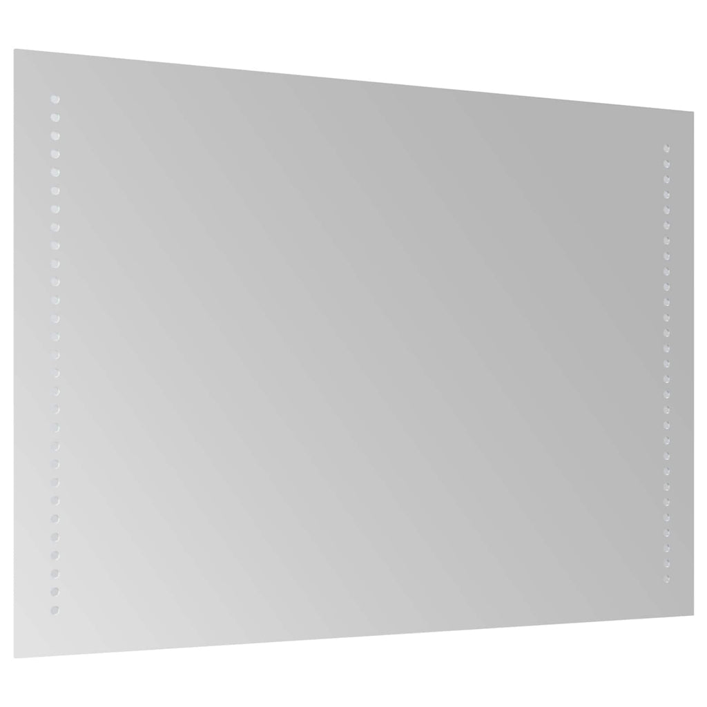 vidaXL Lustro łazienkowe LED przezroczysty 70 x 50 cm szkło hartowane