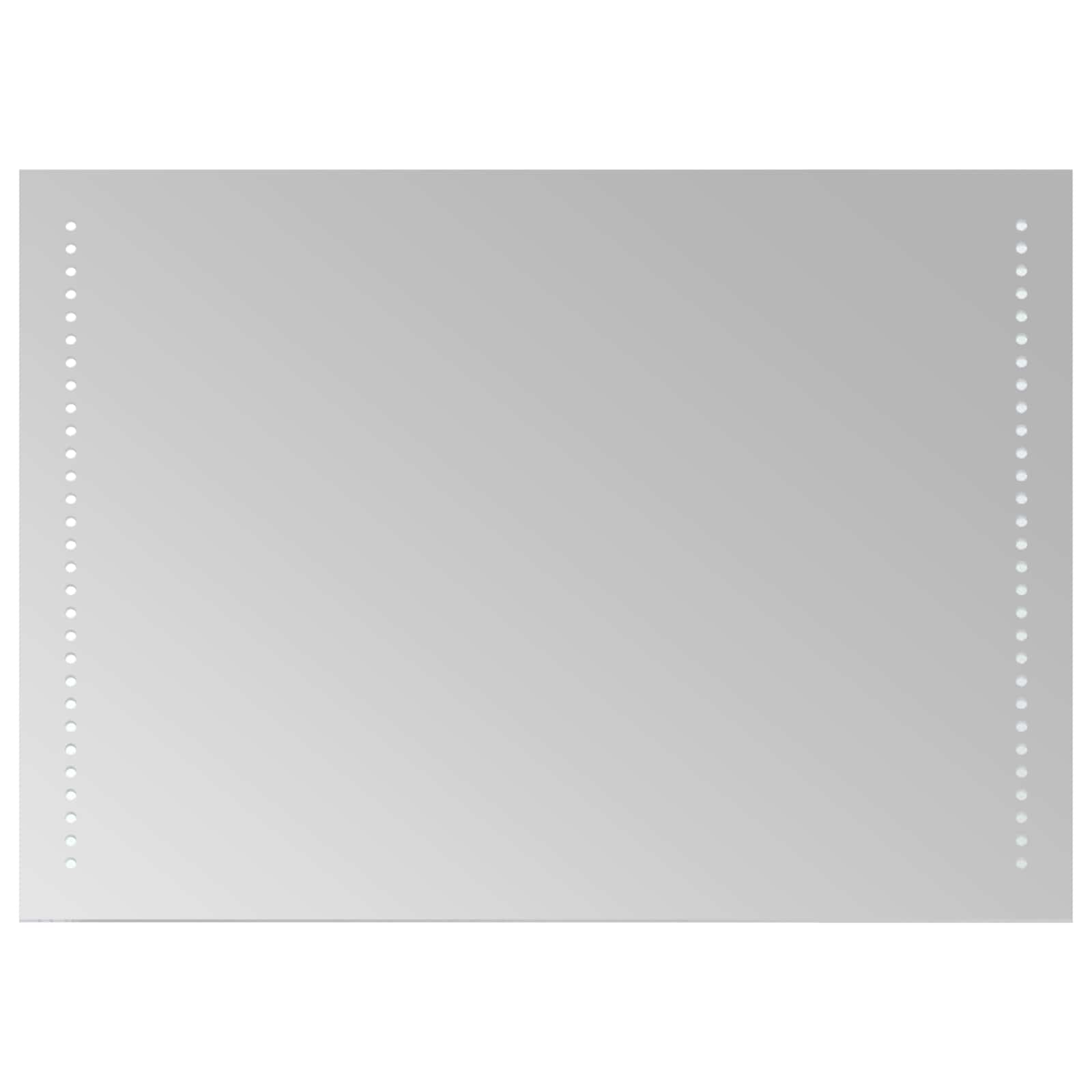 vidaXL Lustro łazienkowe LED przezroczysty 70 x 50 cm szkło hartowane