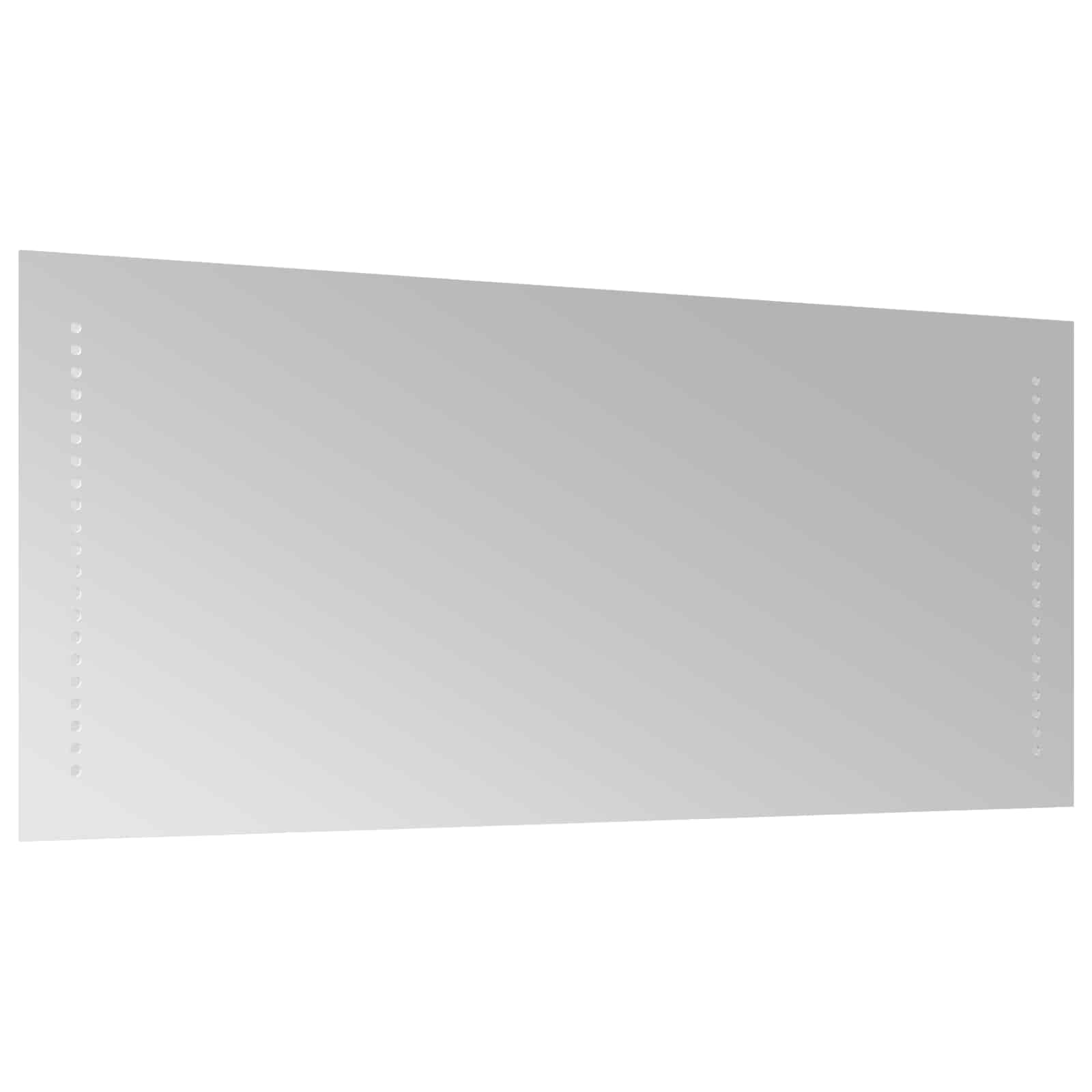 vidaXL Lustro łazienkowe LED przezroczysty 90 x 40 cm szkło hartowane