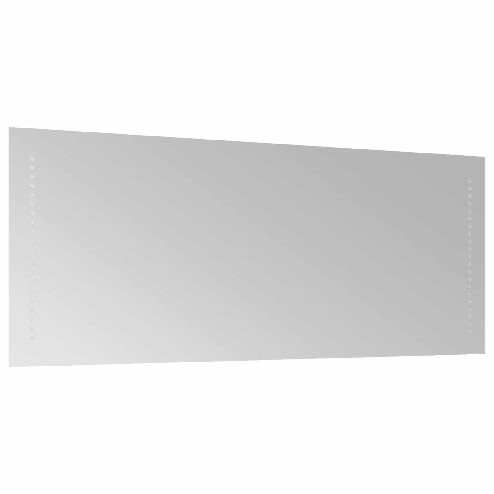 vidaXL Lustro łazienkowe LED przezroczysty 100 x 40 cm szkło hartowane