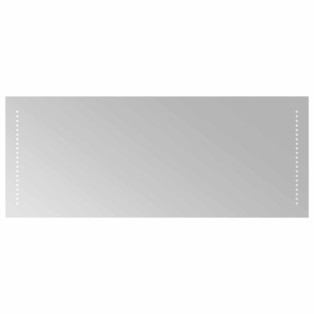 vidaXL Lustro łazienkowe LED przezroczysty 100 x 40 cm szkło hartowane