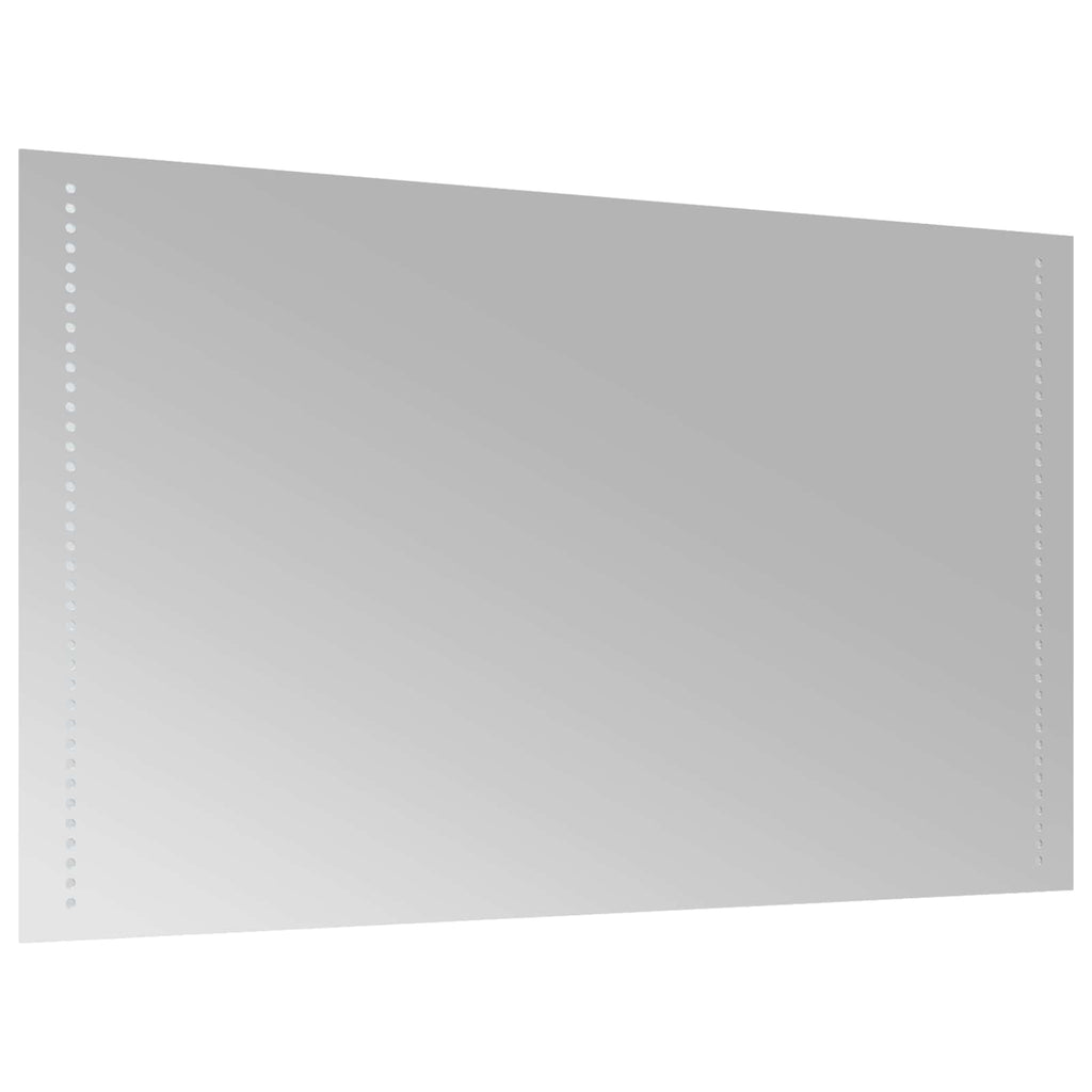 vidaXL Lustro łazienkowe LED przezroczysty 100 x 60 cm szkło hartowane