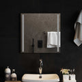 vidaXL Lustro łazienkowe LED przezroczysty 50 x 50 cm szkło hartowane