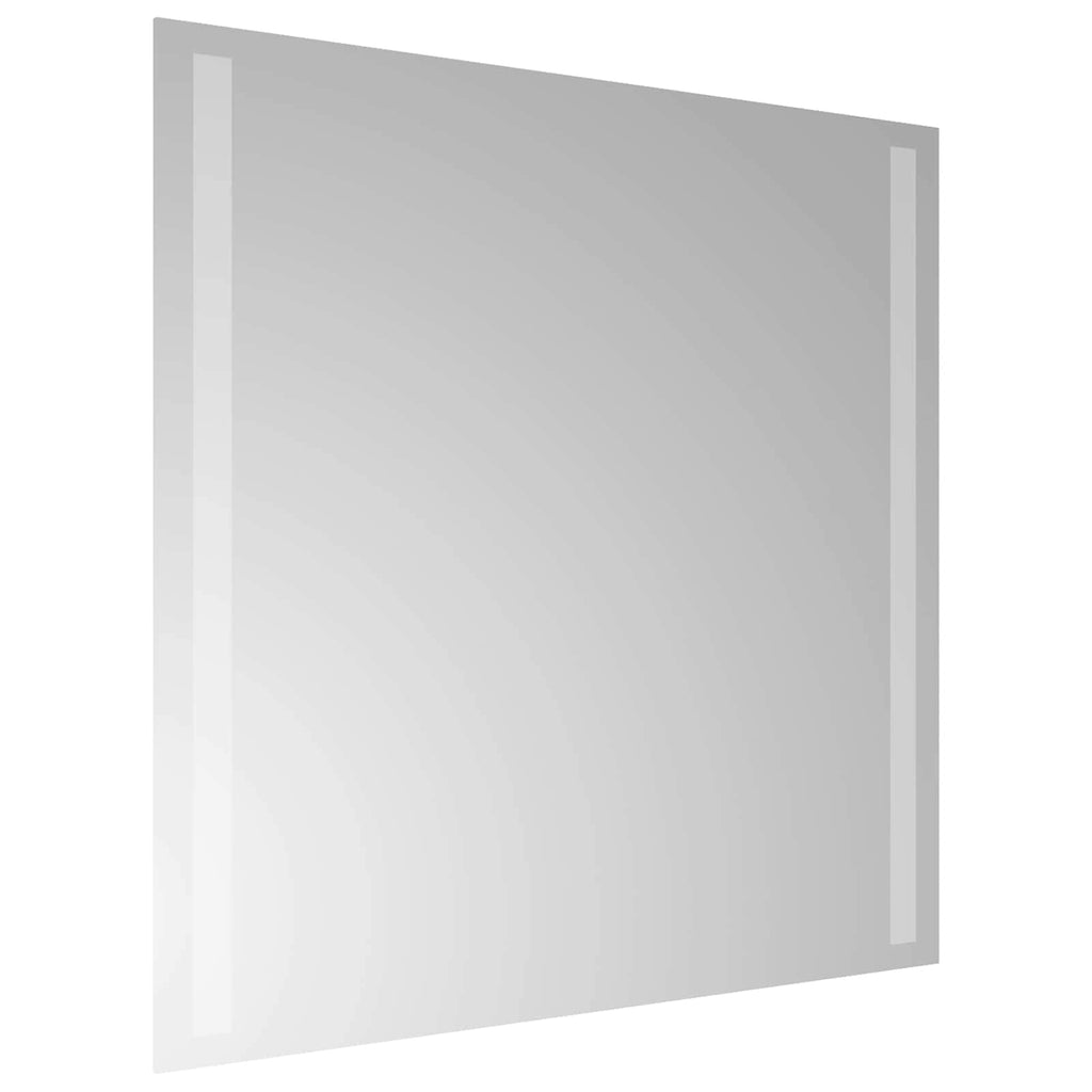 vidaXL Lustro łazienkowe LED przezroczysty 50 x 50 cm szkło hartowane
