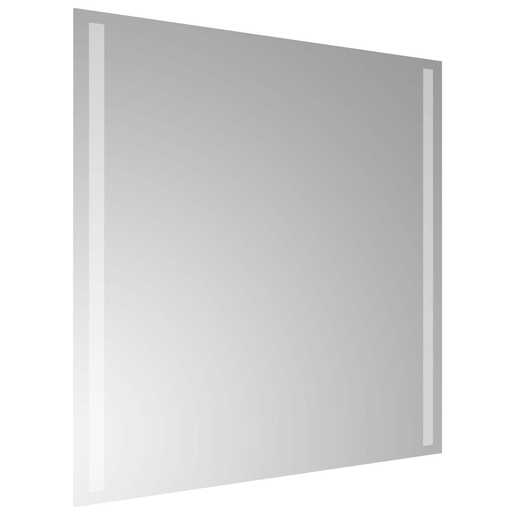 vidaXL Lustro łazienkowe LED przezroczysty 60 x 60 cm szkło hartowane