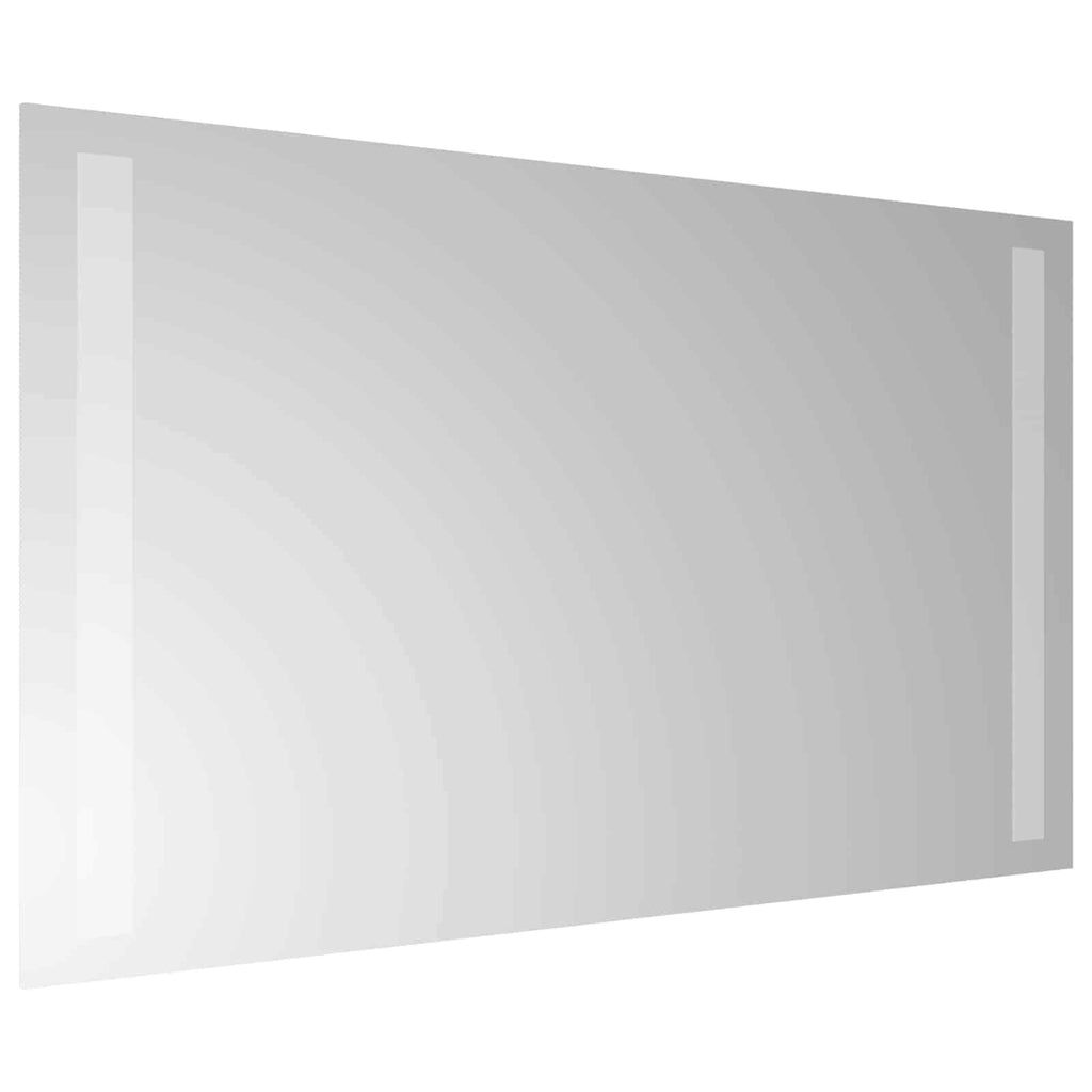 vidaXL Lustro łazienkowe LED przezroczysty 60 x 30 cm szkło hartowane