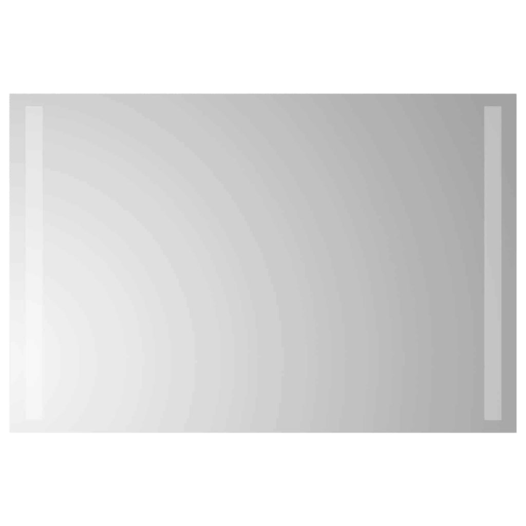 vidaXL Lustro łazienkowe LED przezroczysty 60 x 40 cm szkło hartowane