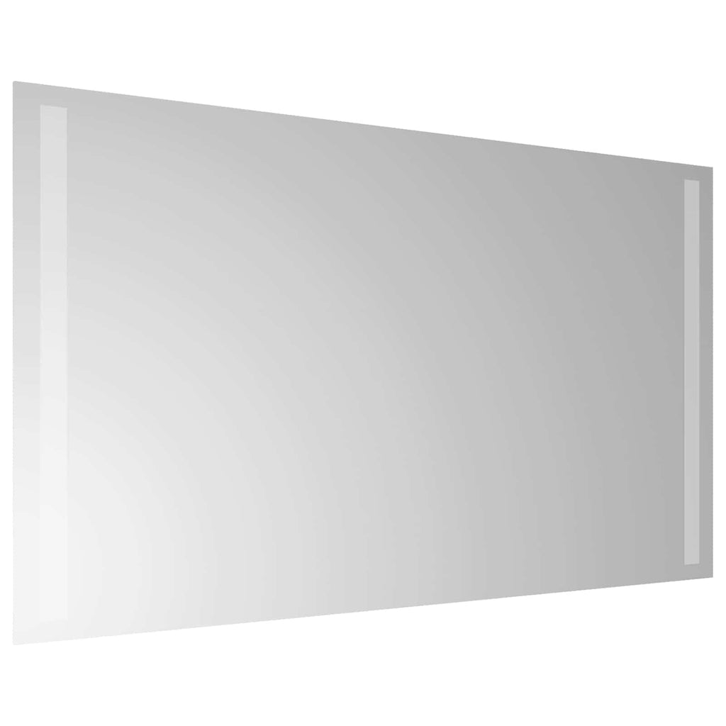 vidaXL Lustro łazienkowe LED przezroczysty 70 x 40 cm szkło hartowane