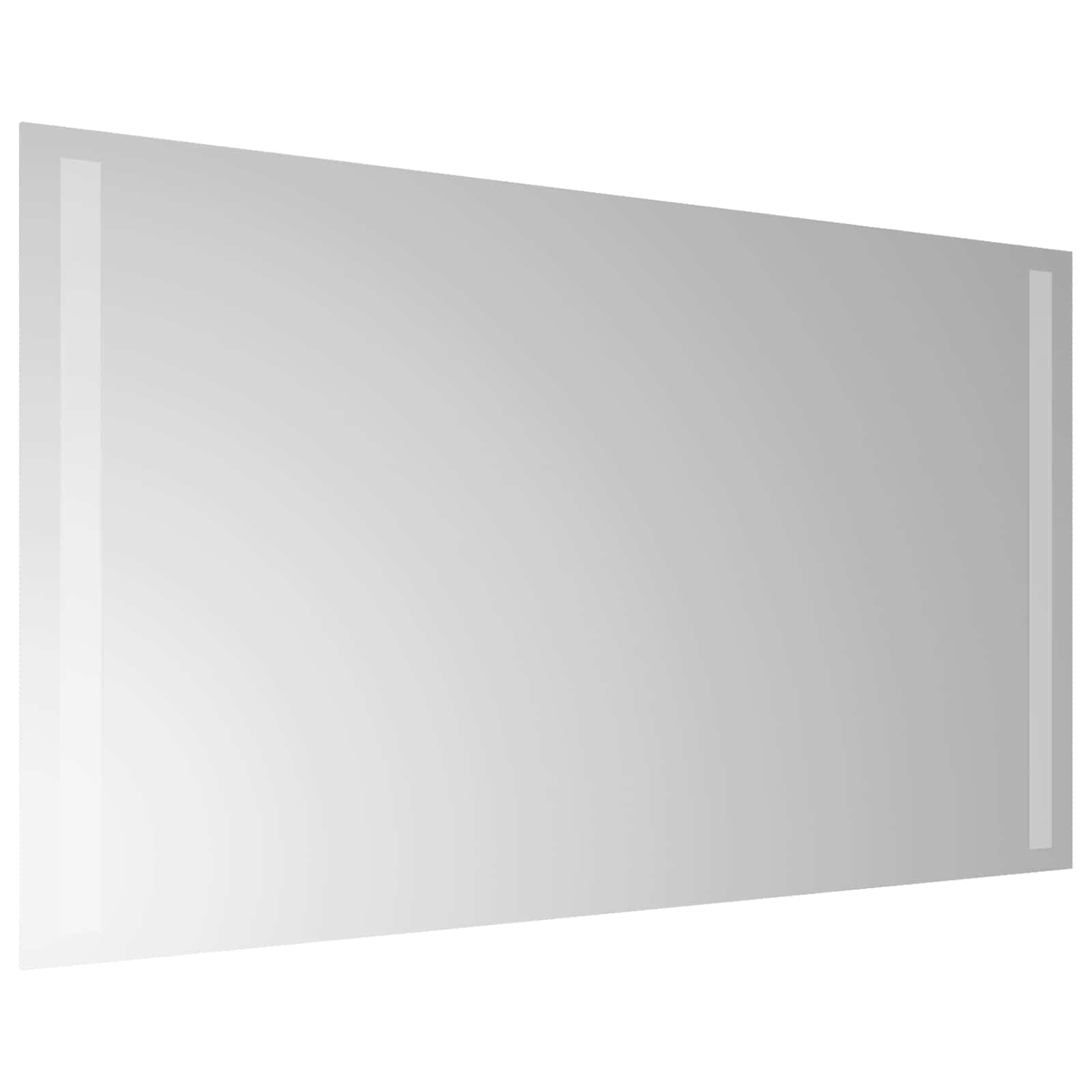 vidaXL Lustro łazienkowe LED przezroczysty 70 x 40 cm szkło hartowane