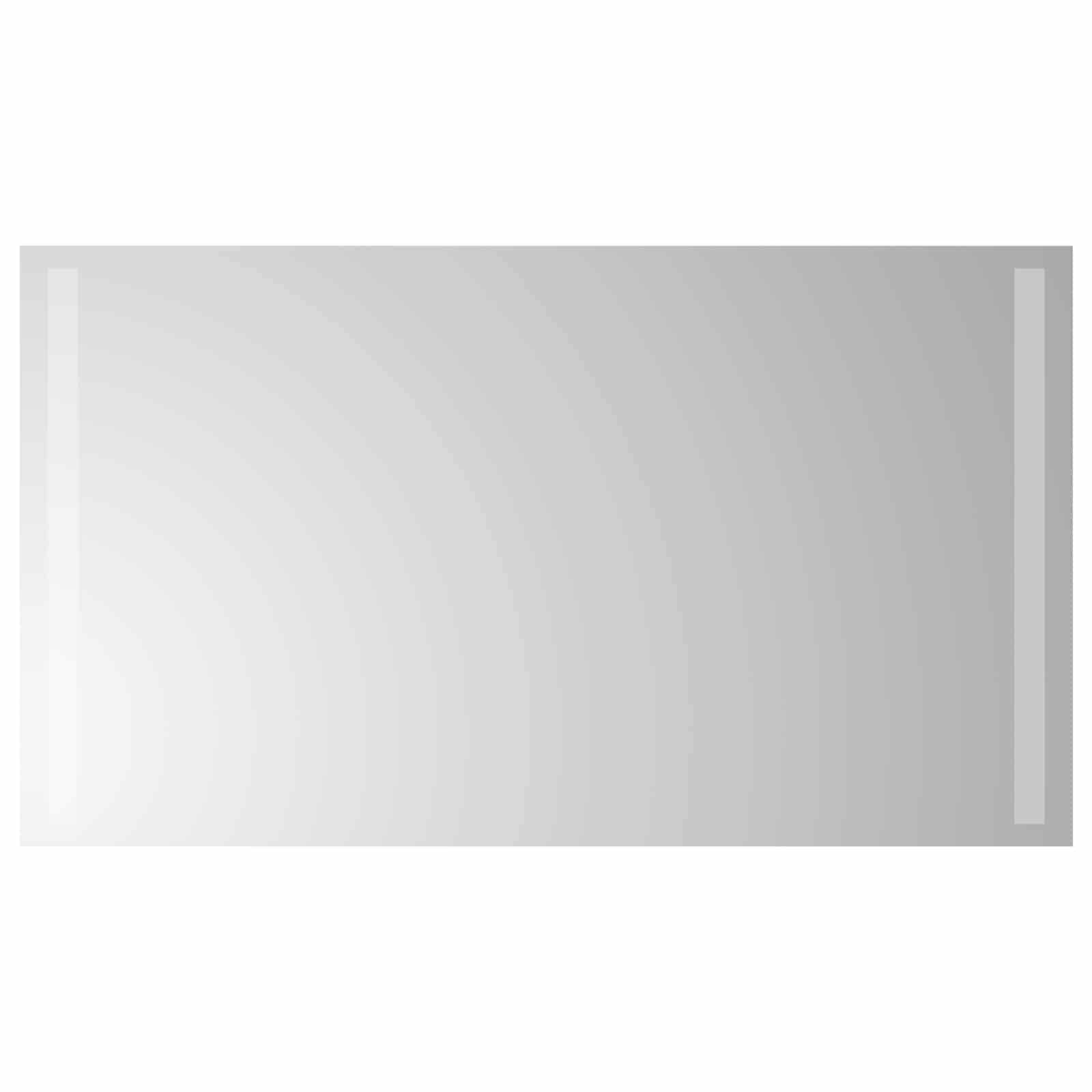 vidaXL Lustro łazienkowe LED przezroczysty 70 x 40 cm szkło hartowane
