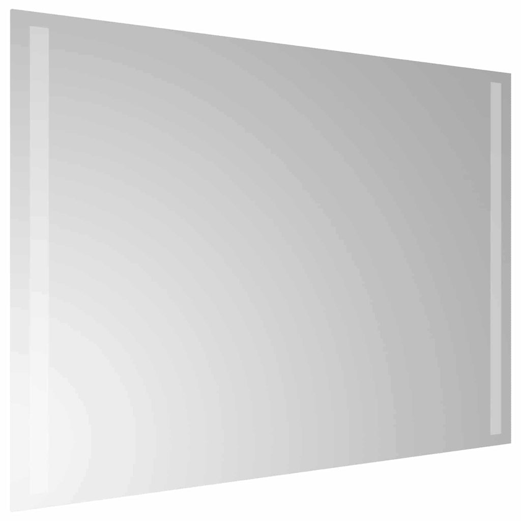 vidaXL Lustro łazienkowe LED przezroczysty 70 x 50 cm szkło hartowane