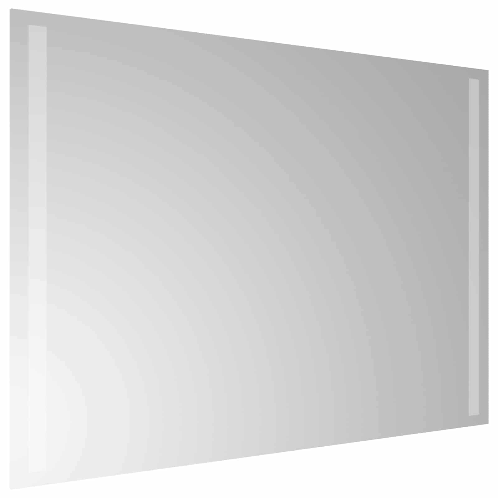 vidaXL Lustro łazienkowe LED przezroczysty 70 x 50 cm szkło hartowane