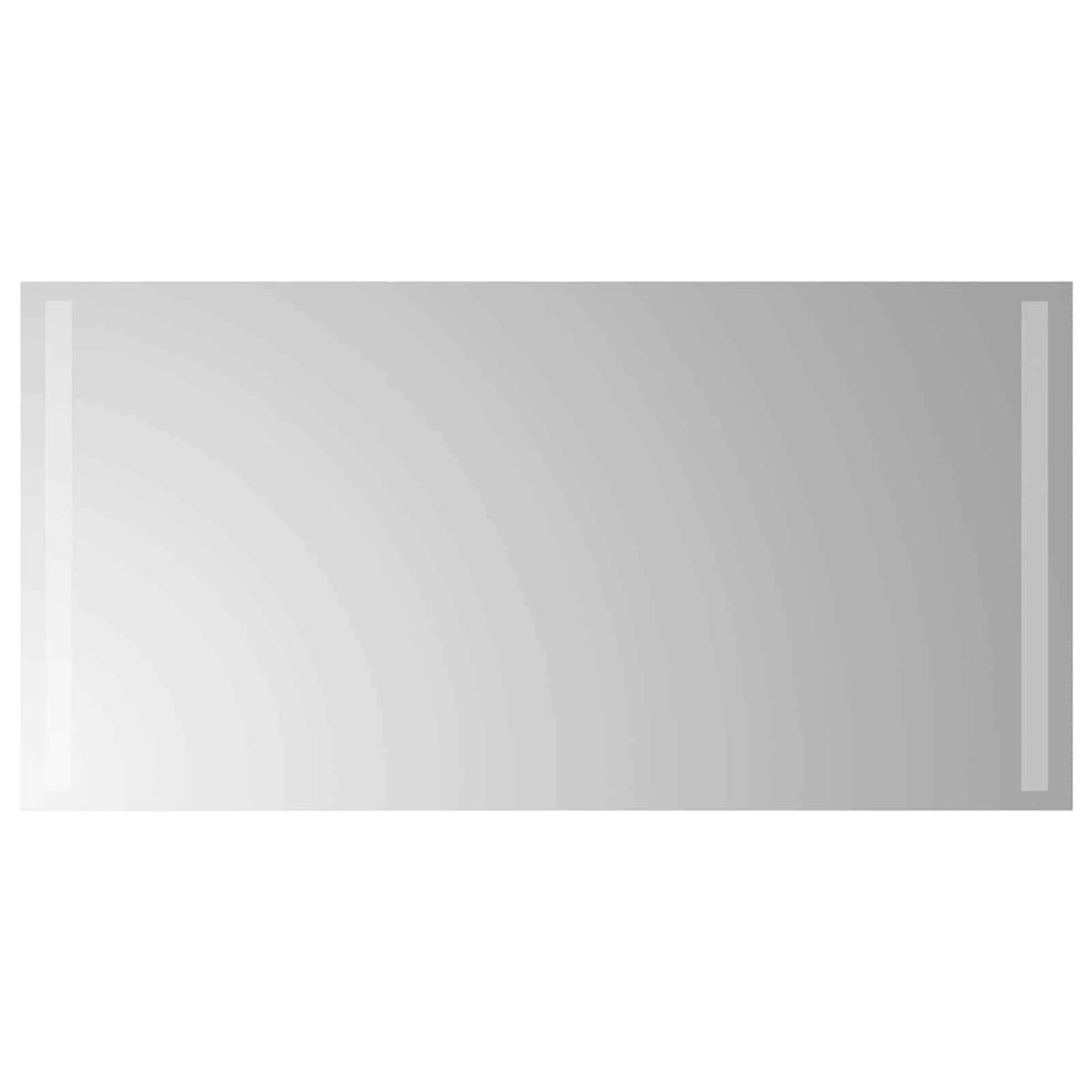 vidaXL Lustro łazienkowe LED przezroczysty 80 x 40 cm szkło hartowane