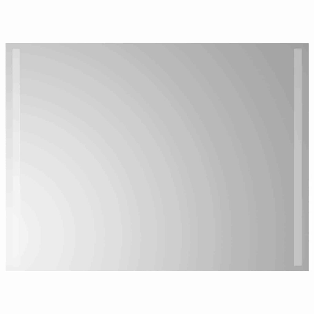 vidaXL Lustro łazienkowe LED przezroczysty 80 x 60 cm szkło hartowane