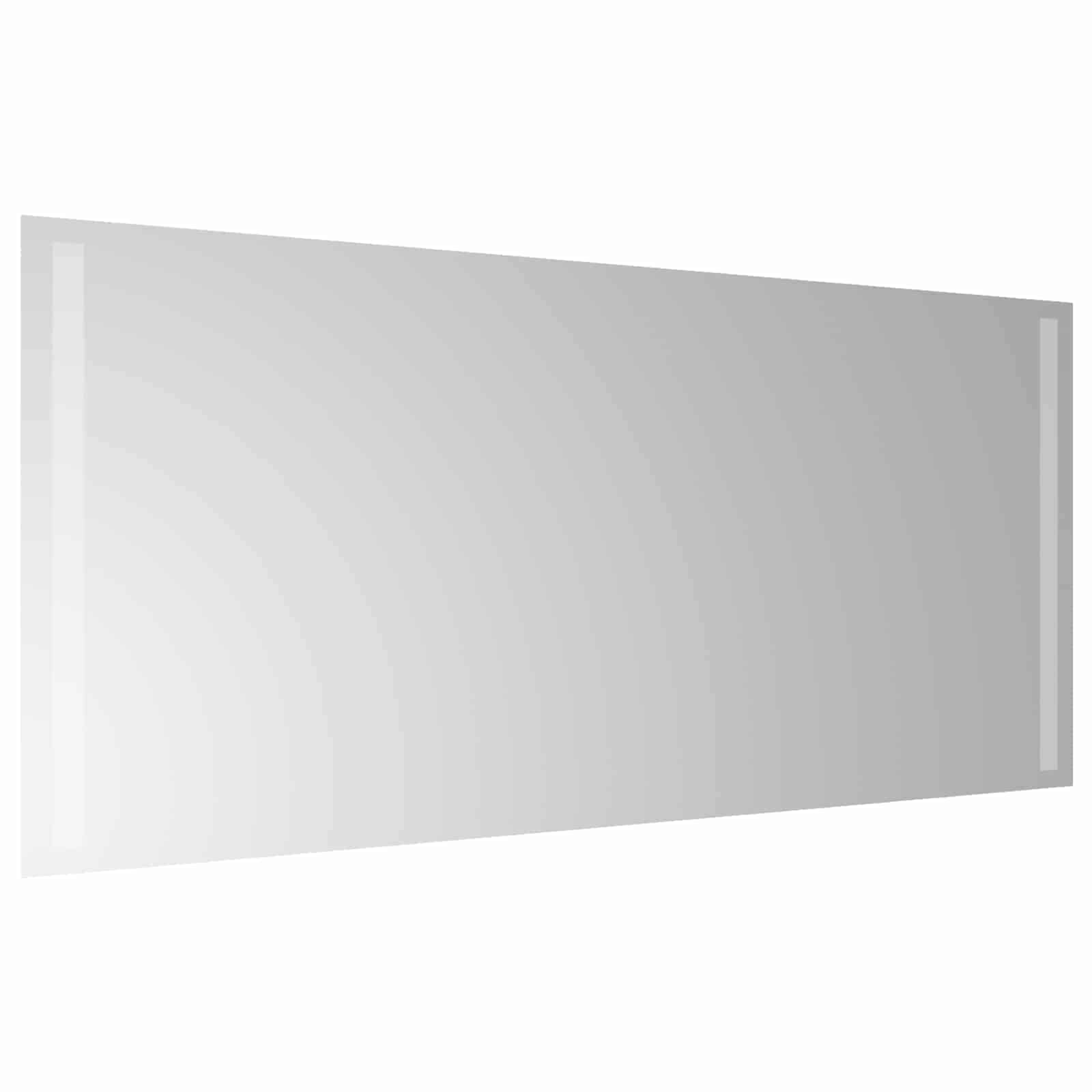 vidaXL Lustro łazienkowe LED przezroczysty 90 x 40 cm szkło hartowane
