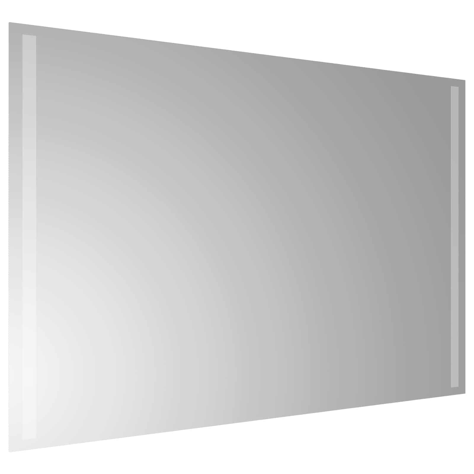 vidaXL Lustro łazienkowe LED przezroczysty 90 x 60 cm szkło hartowane