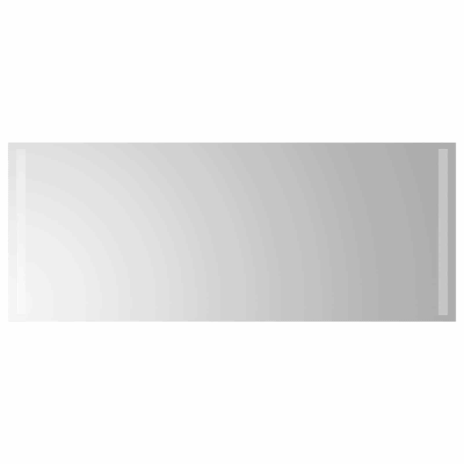 vidaXL Lustro łazienkowe LED przezroczysty 100 x 40 cm szkło hartowane