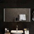 vidaXL Lustro łazienkowe LED przezroczysty 100 x 50 cm szkło hartowane