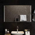 vidaXL Lustro łazienkowe LED przezroczysty 100 x 60 cm szkło hartowane