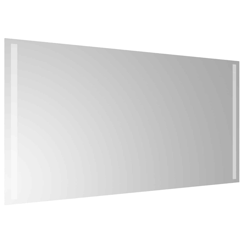 vidaXL Lustro łazienkowe LED przezroczysty 100 x 60 cm szkło hartowane