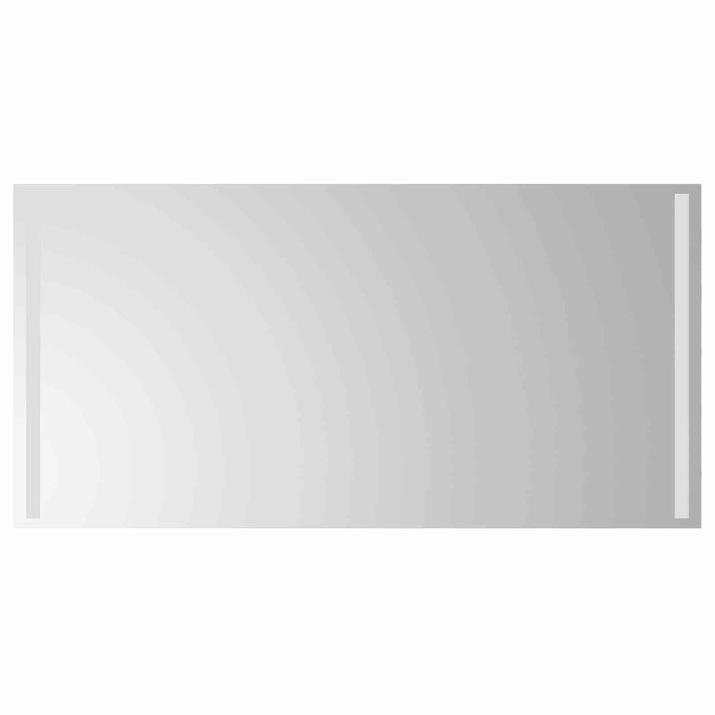 vidaXL Lustro łazienkowe LED przezroczysty 100 x 60 cm szkło hartowane