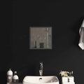 vidaXL Lustro łazienkowe LED przezroczysty 30 x 30 cm szkło hartowane