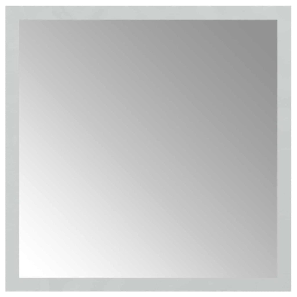 vidaXL Lustro łazienkowe LED przezroczysty 30 x 30 cm szkło hartowane