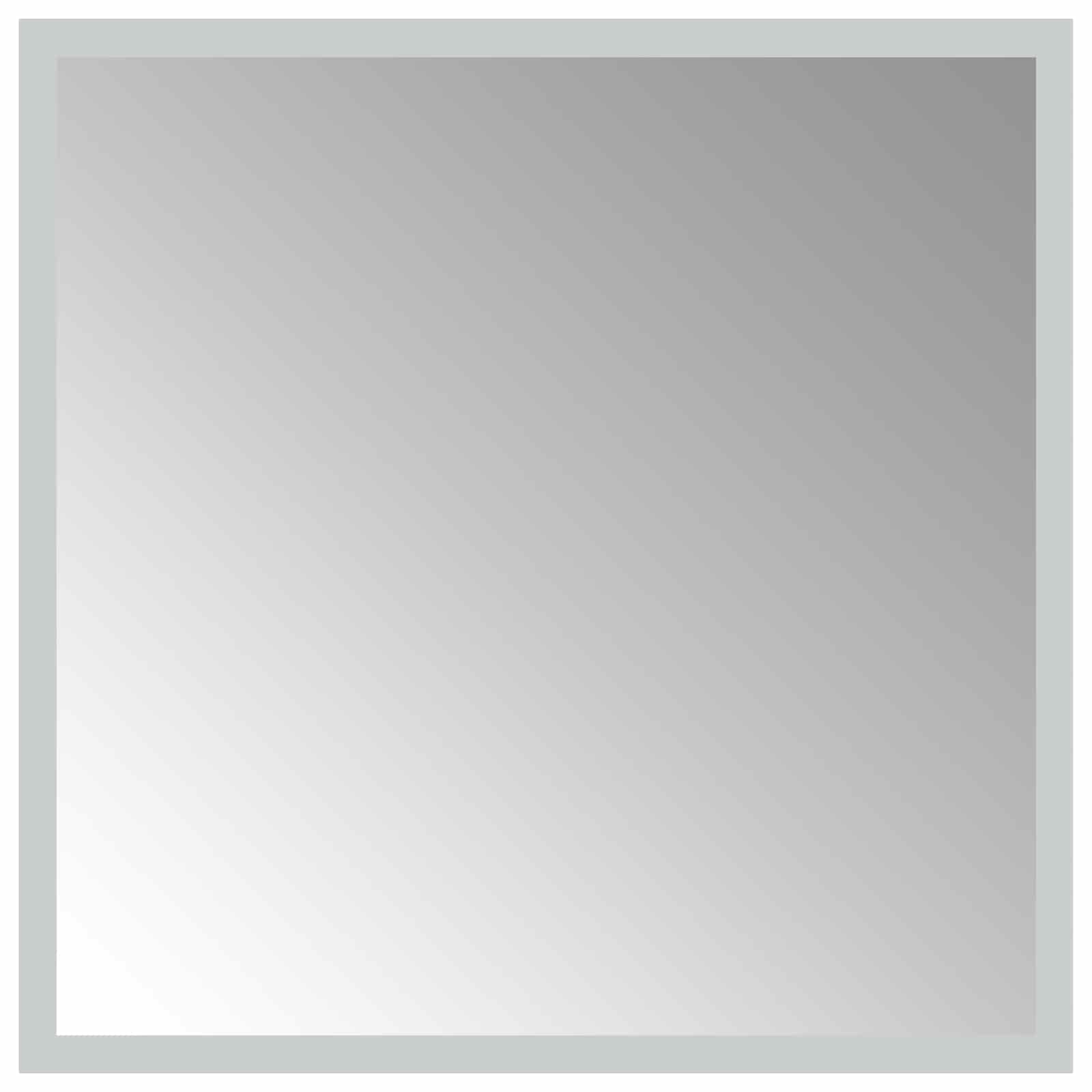 vidaXL Lustro łazienkowe LED przezroczysty 40 x 40 cm szkło hartowane