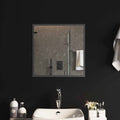 vidaXL Lustro łazienkowe LED przezroczysty 50 x 50 cm szkło hartowane