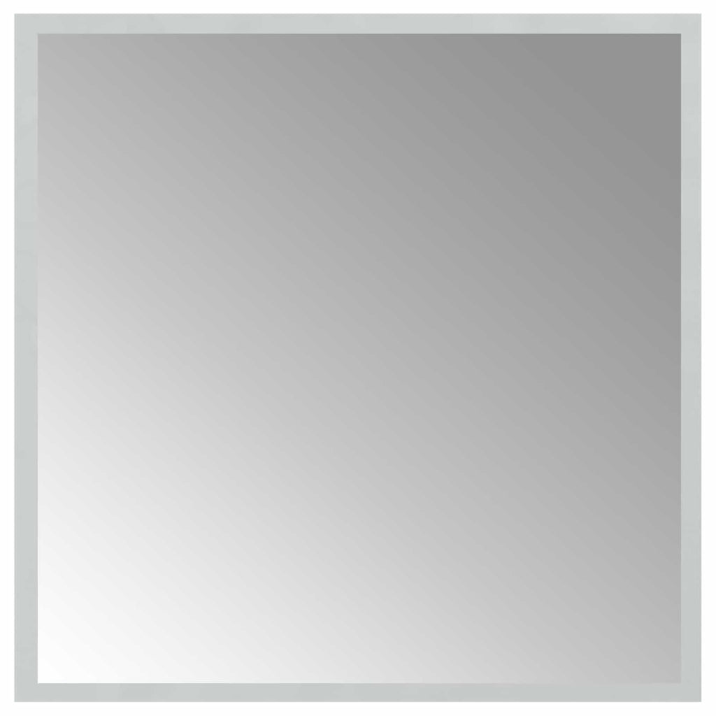 vidaXL Lustro łazienkowe LED przezroczysty 50 x 50 cm szkło hartowane