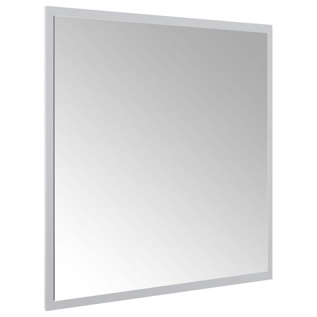 vidaXL Lustro łazienkowe LED przezroczysty 60 x 60 cm szkło hartowane