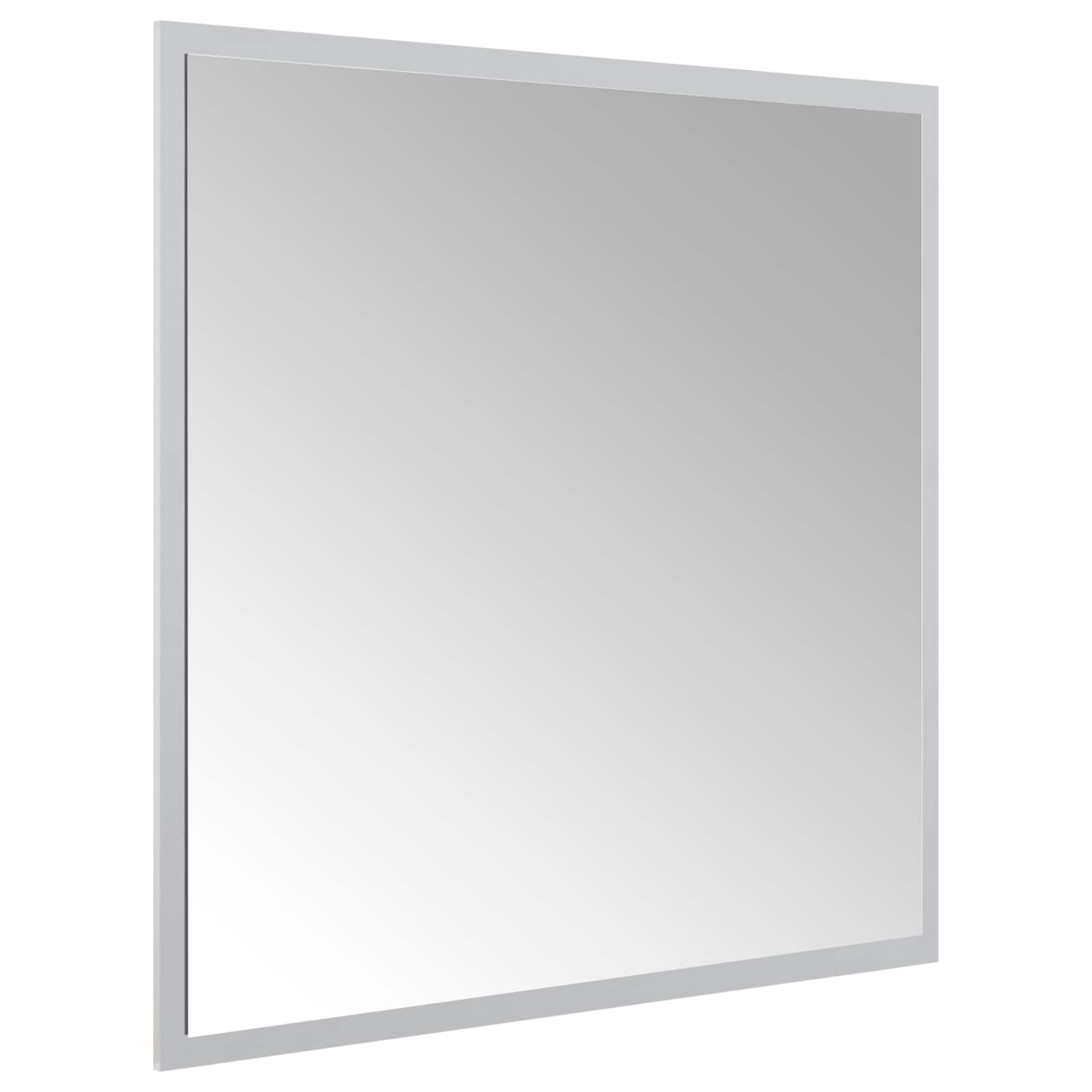 vidaXL Lustro łazienkowe LED przezroczysty 60 x 60 cm szkło hartowane
