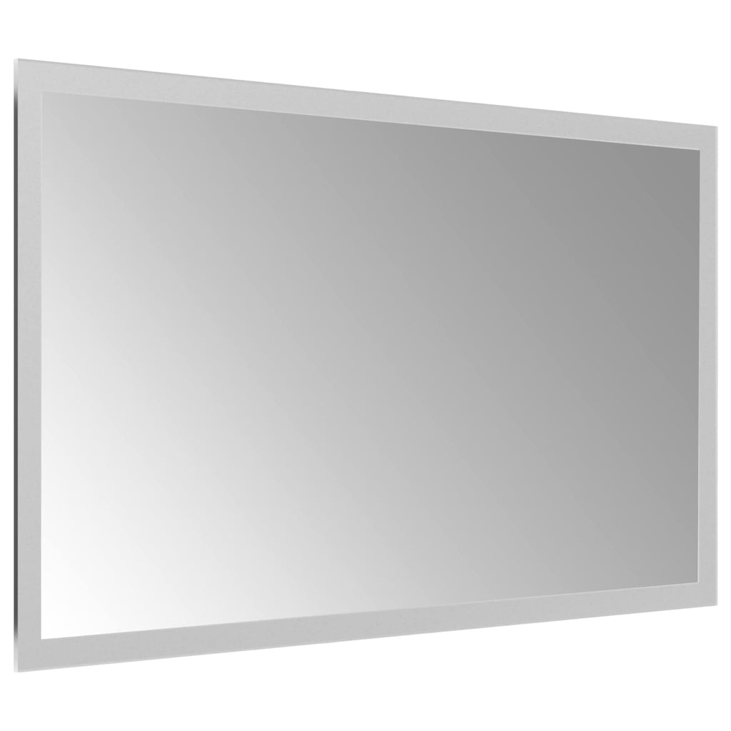 vidaXL Lustro łazienkowe LED przezroczysty 50 x 30 cm szkło hartowane