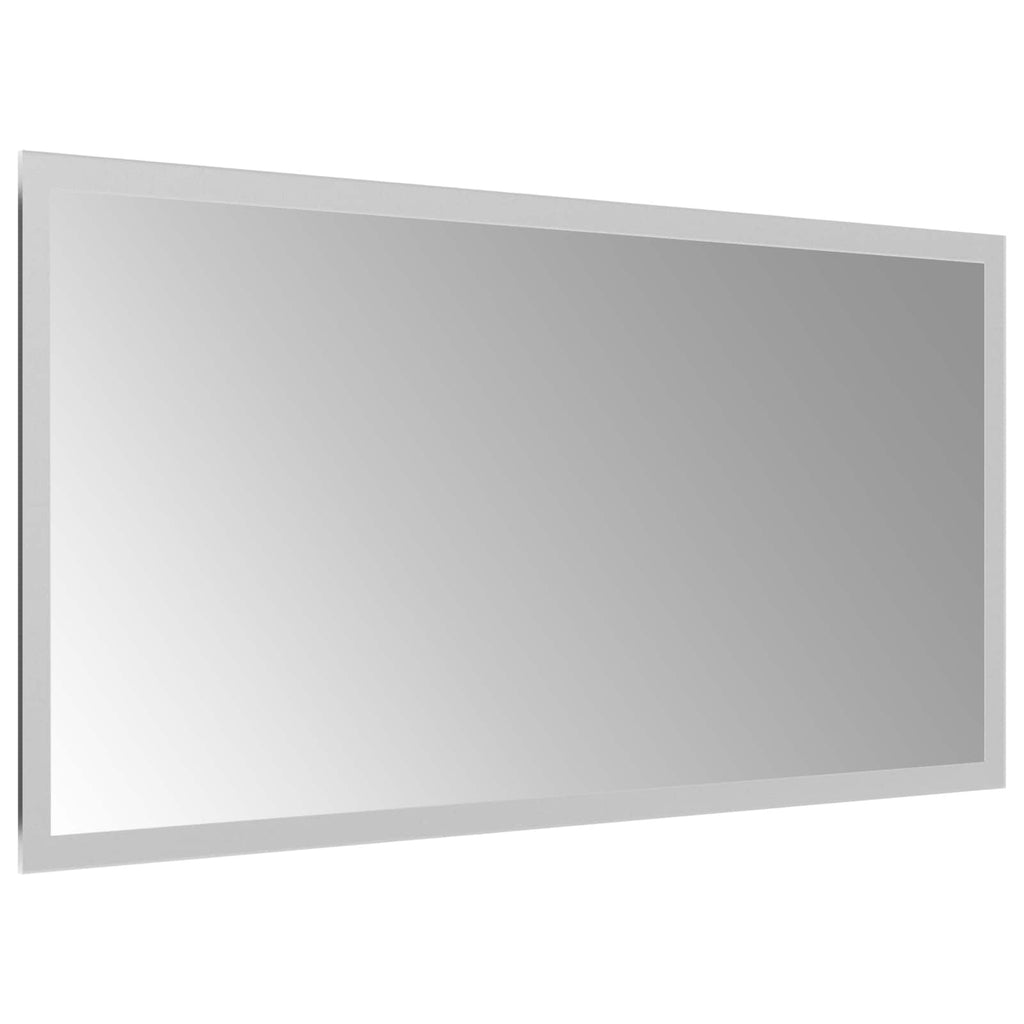 vidaXL Lustro łazienkowe LED przezroczysty 60 x 30 cm szkło hartowane